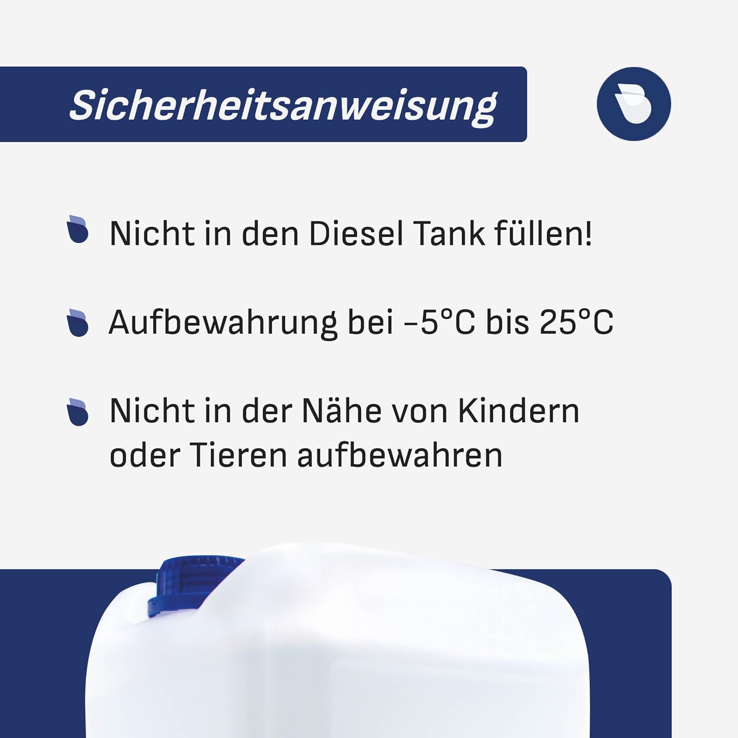 adblue aufbewahrung AdBlue® - Kanister mit Flex-Ausgießer - Harnstofflösung gemäß ISO 22241 - 10 Liter / 5 Liter – Bauer Blue