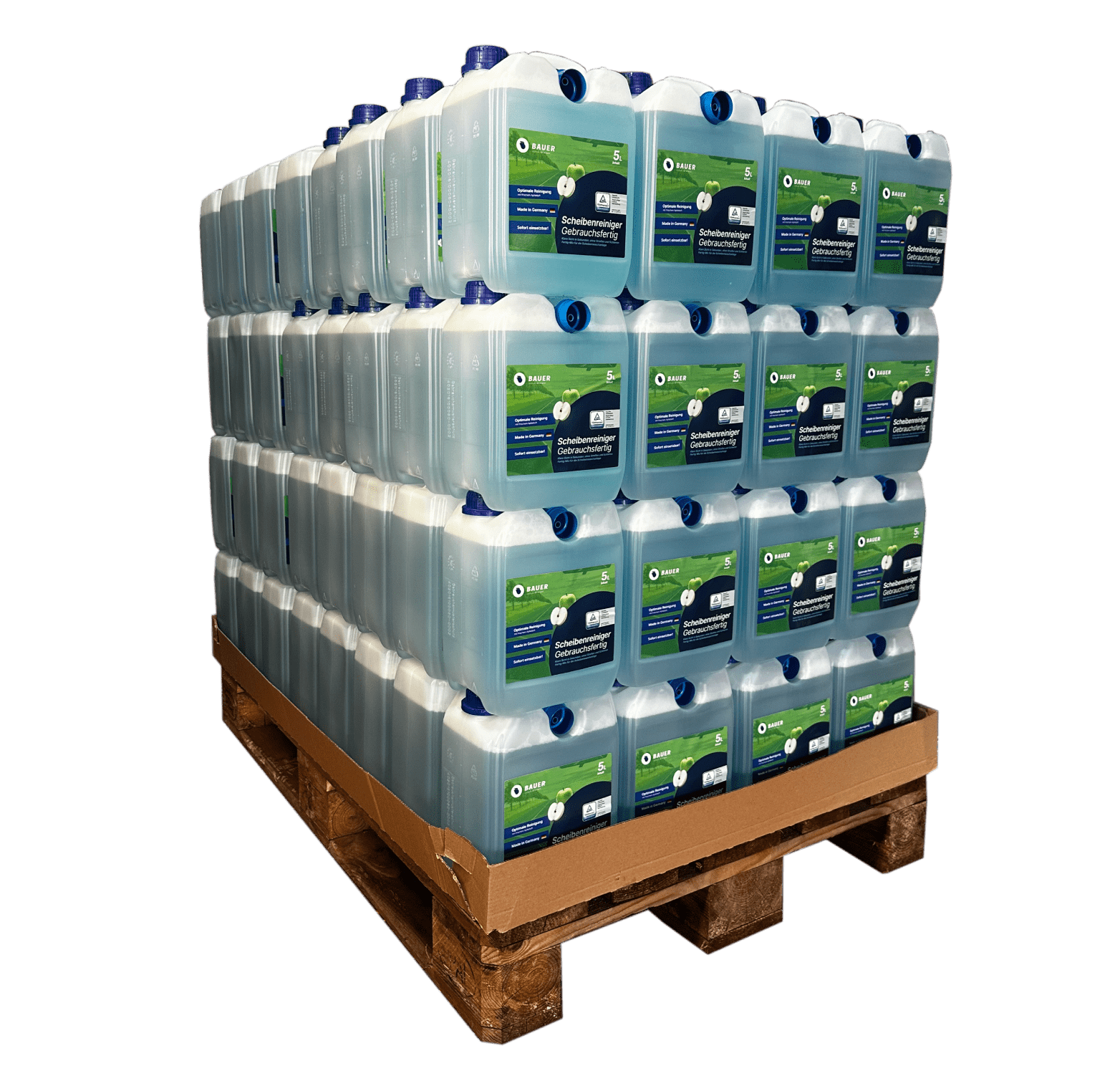 Bauer Blue - Window cleaner pallet goods ready to use - apple scent 