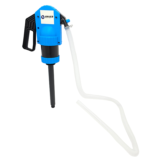 Handpumpe für 210L Fässer - Optimal für AdBlue - Scheibenfrostschutz & – Bauer Blue