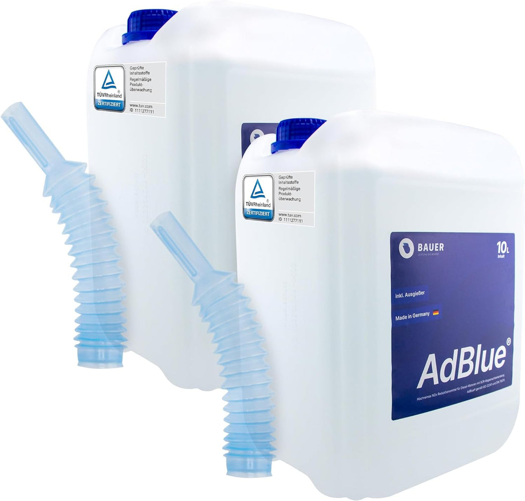 AdBlue® - Kanister mit Flex-Ausgießer - Harnstofflösung gemäß ISO 22241