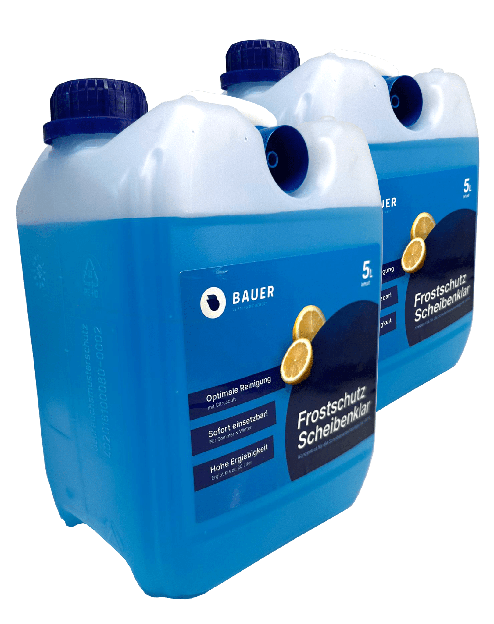 Bauer Blue Scheibenfrostschutz - 5L Kanister mit Ausgießer – Bauer Blue -  Der Online Shop für AdBlue