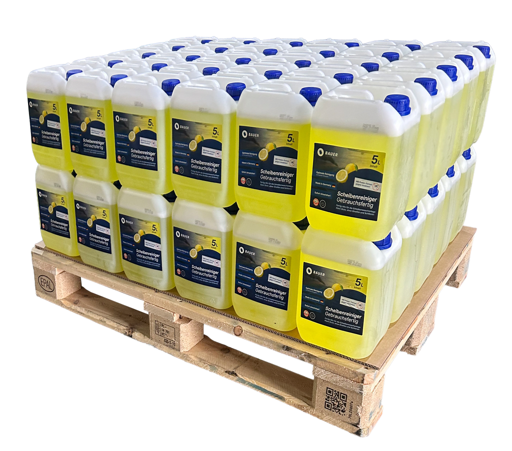 Scheibenreiniger Sommer Kanister Palettenware - Gebrauchsfertig mit frischem Citrusduft