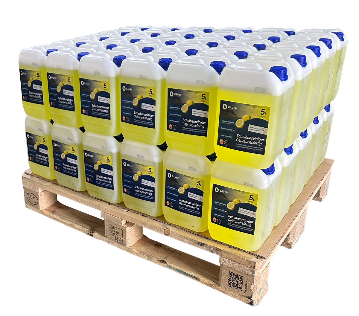 Scheibenreiniger Sommer Kanister Palettenware - Gebrauchsfertig mit frischem Citrusduft
