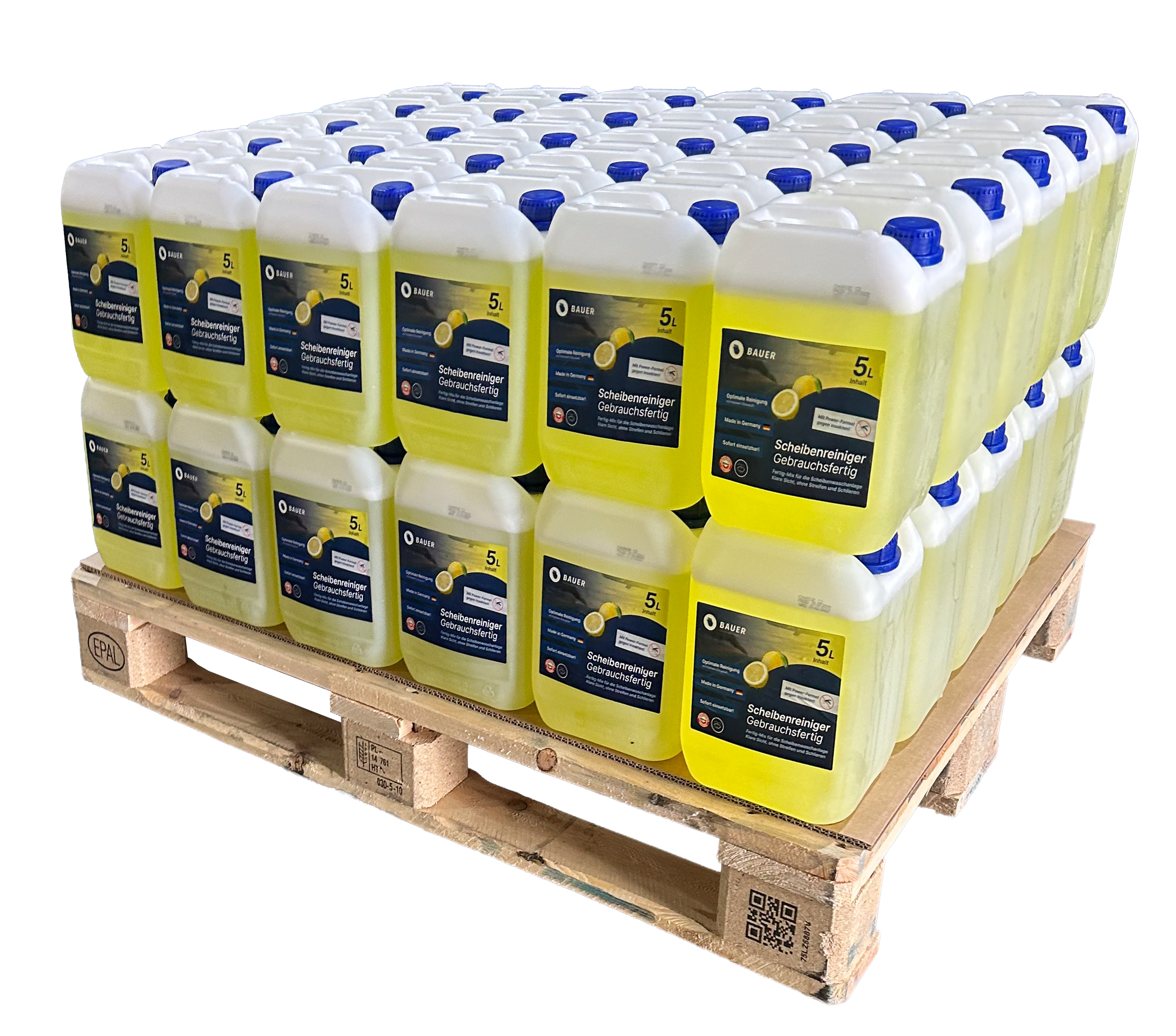 Scheibenreiniger Sommer Kanister Palettenware - Gebrauchsfertig mit frischem Citrusduft