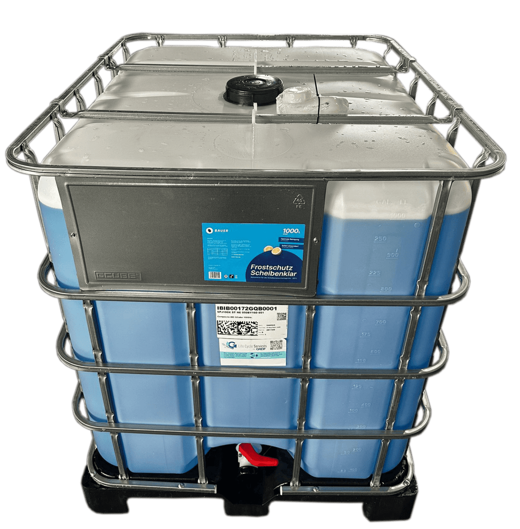 Bauer Blue Scheibenfrostschutz - 1.000L IBC-Container - pfandfrei