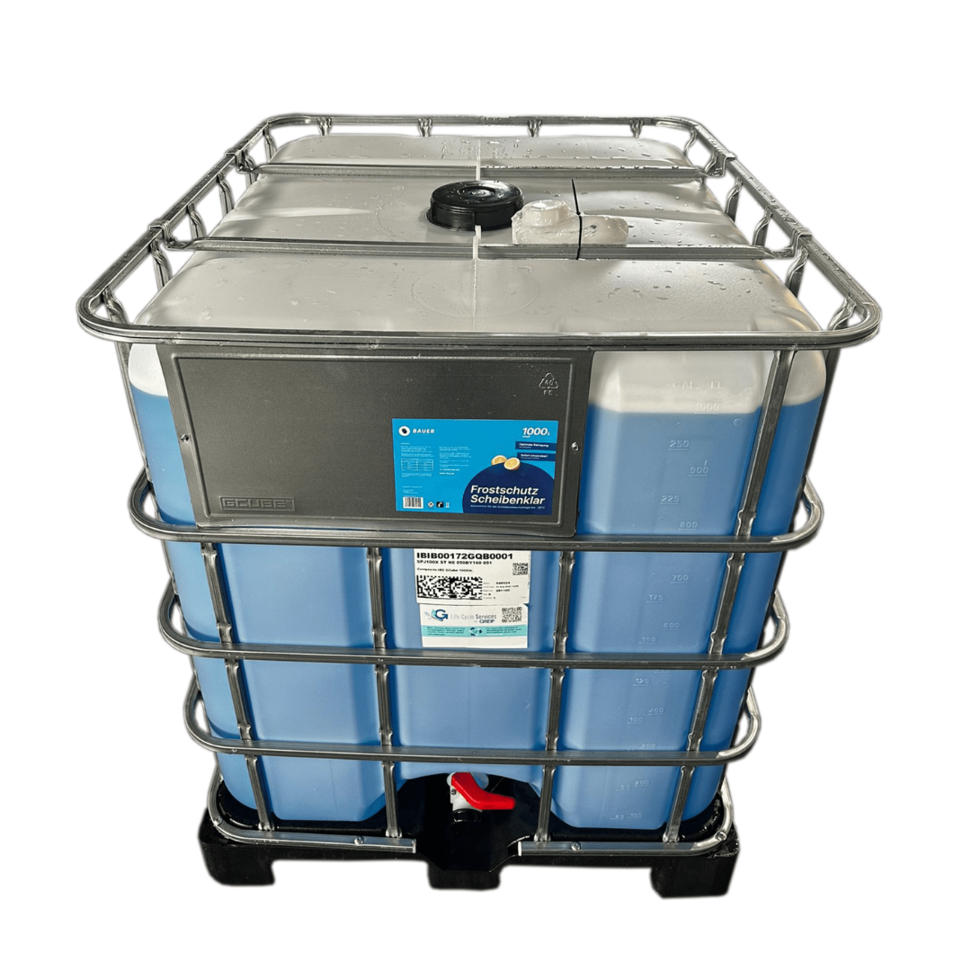 Bauer Blue Scheibenfrostschutz - 1.000L IBC-Container - pfandfrei