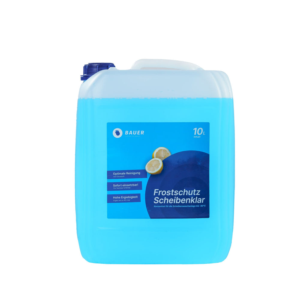 Bauer Blue Windscreen Antifreeze - 5L canister with pourer 