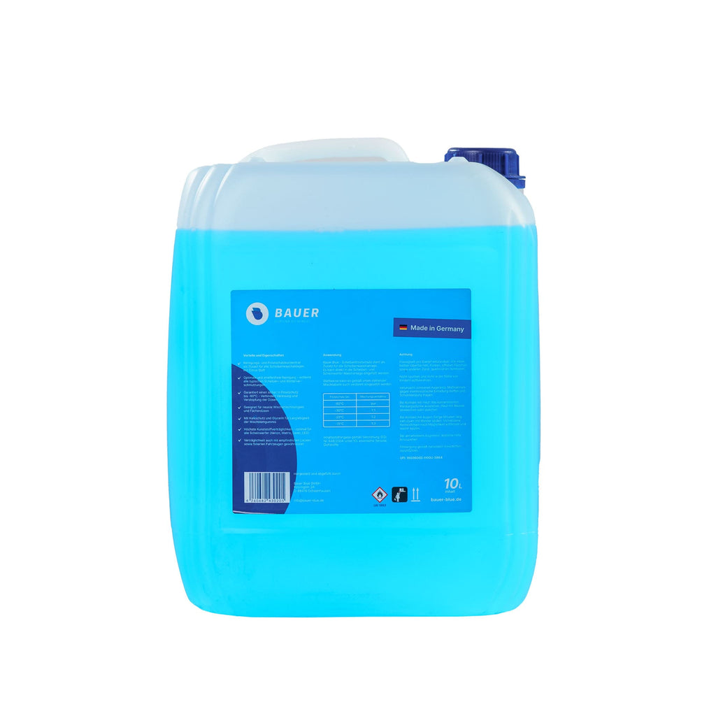 Bauer Blue Windscreen Antifreeze - 5L canister with pourer 