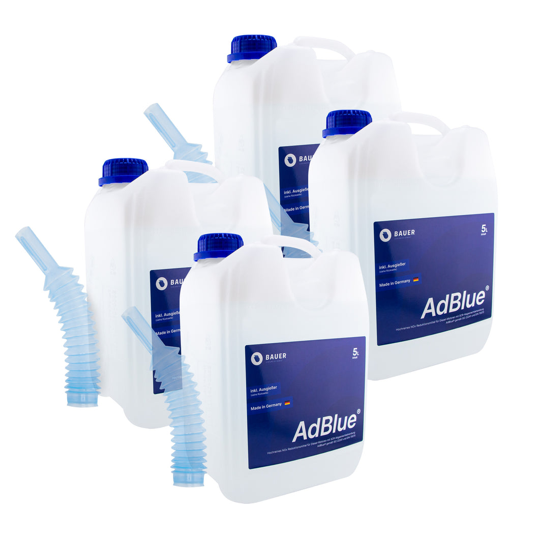AdBlue® - Kanister mit Flex-Ausgießer - Premium Harnstofflösung gemäß ISO 22241