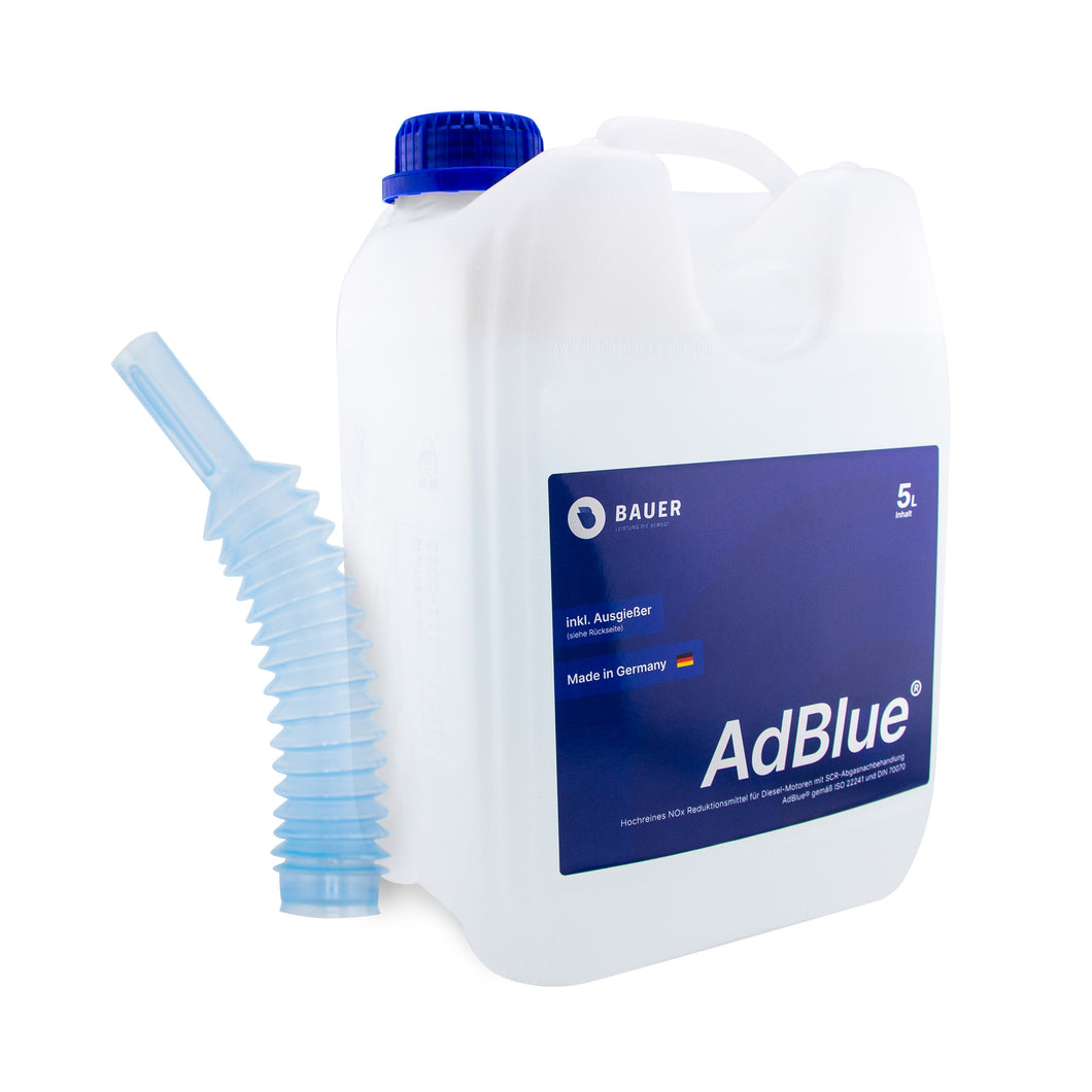 AdBlue® - Kanister mit Flex-Ausgießer - Premium Harnstofflösung gemäß ISO 22241